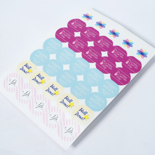 Kiss cut digital sticker sheets