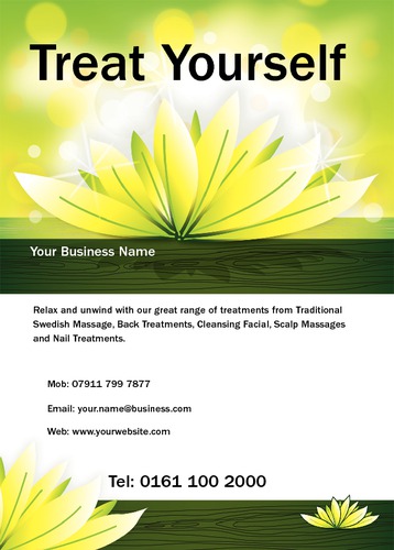 Beauty Salon A6 Leaflets by Mr Neil Watson 