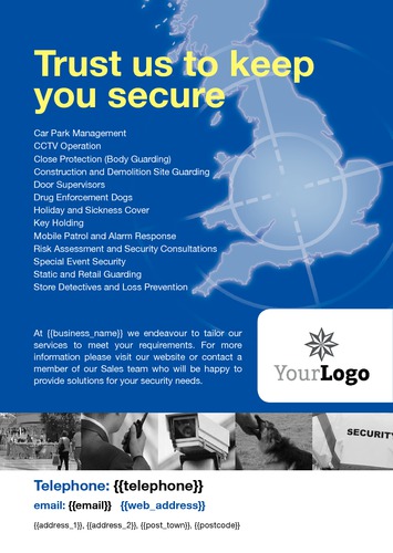 Security A5 Leaflets by Paul Wongsam 