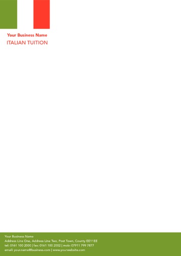 Language A4 Stationery by Ashley Moore 