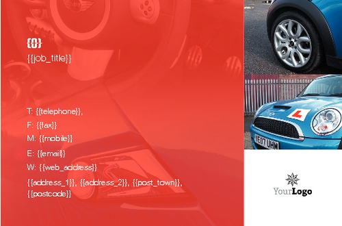 Learning To Drive Business Card  by SC Creative 