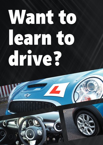 Learning To Drive A5 Leaflets by SC Creative 