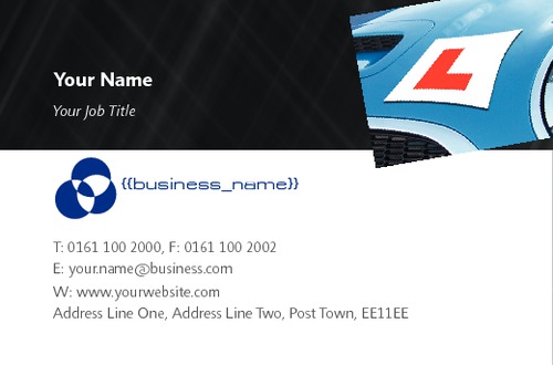 Learning To Drive Business Card  by SC Creative 