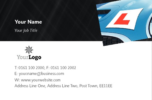 Learning To Drive Business Card  by SC Creative 