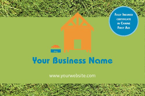 Dog Care Business Card  by C V 