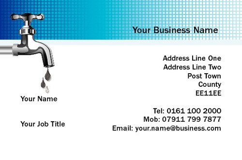 Plumber Business Card  by Mr Neil Watson 