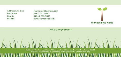 Garden Maintenance 1/3rd A4 Stationery by Rebecca Doherty 