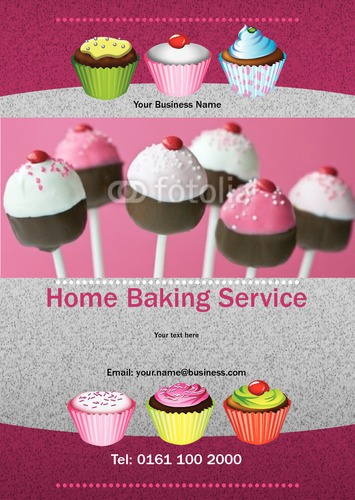 Cake Decorators A5 Leaflets by Mr Neil Watson 