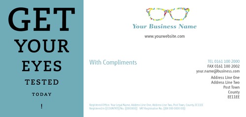 Opticians 1/3rd A4 Stationery by C V 