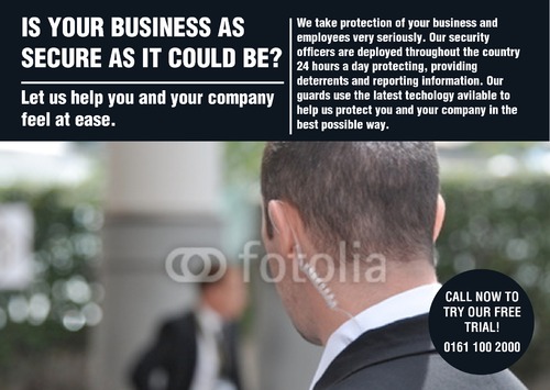Security A4 Leaflets by Rebecca Doherty 