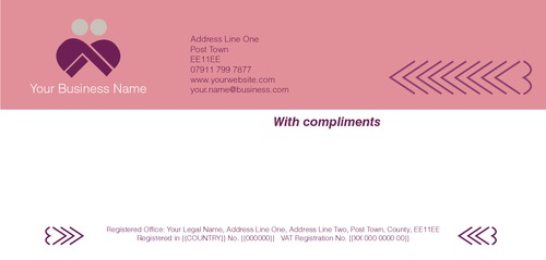 Networking 1/3rd A4 Compliment Slips by Rebecca Doherty 
