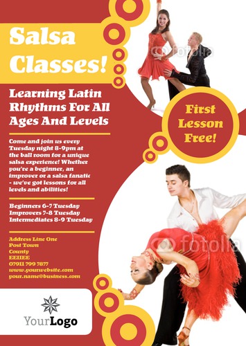 Dance A5 Leaflets by Rebecca Doherty 