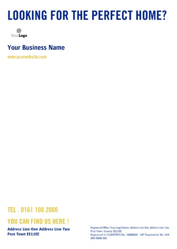 Estate Agents A4 Stationery by C V 