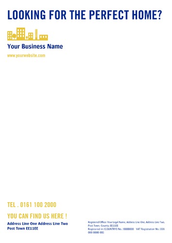 Estate Agents A4 Stationery by C V 