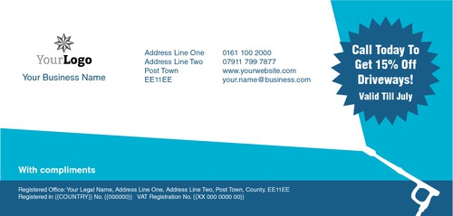 Home Maintenance 1/3rd A4 Compliment Slips by Rebecca Doherty 