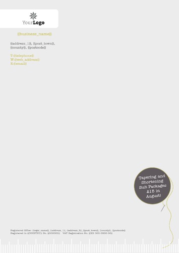 Seamstress A4 Stationery by Rebecca Doherty 
