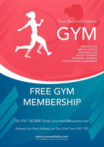 Gym A5 Leaflets by Printing.com Edinburgh 