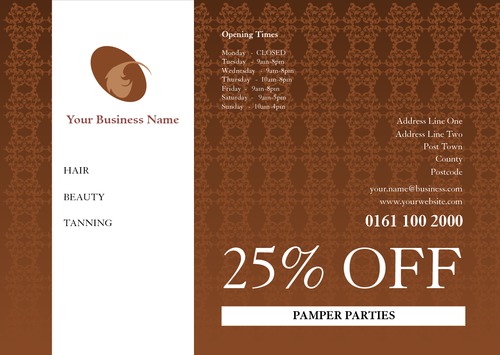 Hair A5 Leaflets by Peter Stewart 