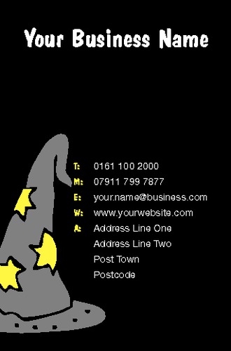 Children's Entertainer Business Card  by Aaura  Design 