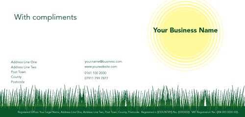Garden Maintenance 1/3rd A4 Stationery by Peter Stewart 