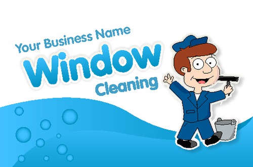 Window Cleaning Business Card  by Edward Augusto 