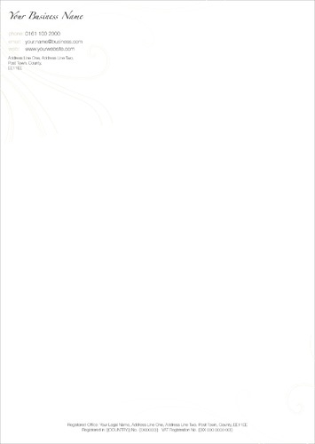 Beauty Salon A4 Stationery by Bex Turner 