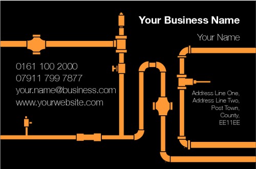 Plumbers Business Card  by Bex Turner 