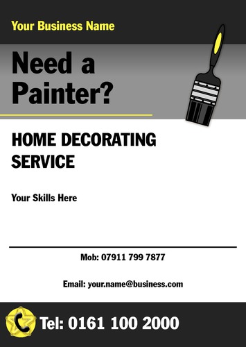 Painters and Decorators A5 Flyers by Mr Neil Watson 