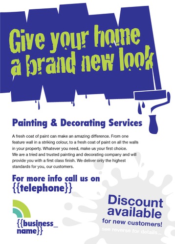 Home Improvement A6 Leaflets by Paul Wongsam 