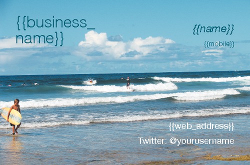 Artist Business Card  by Mr Daryl Edgecombe 