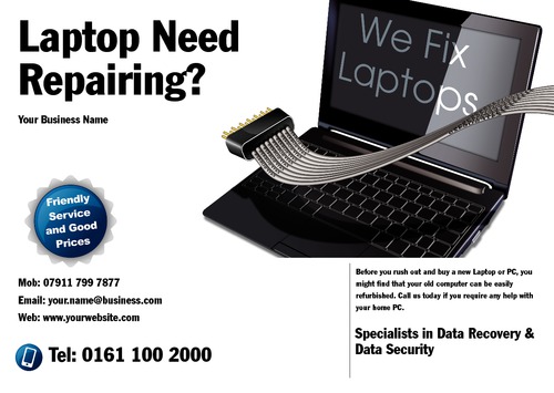 Computer Technicians A5 Leaflets by Mr Neil Watson 