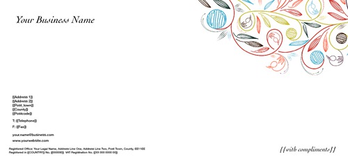 Florist 1/3rd A4 Stationery by Vaishali Nayer 