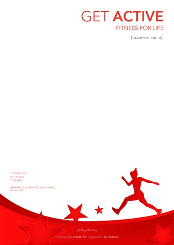 Gym A4 Stationery by Printing.com Edinburgh 