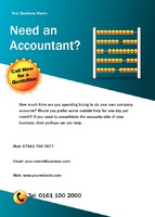 Accountants A6 Leaflets by  
