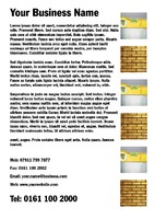 Builders A5 Leaflets by 