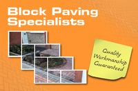 Business Card Orange Paving Collection by  