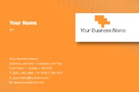 Business Card Orange Paving Collection by 