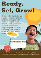 Nursery A4 Flyers by Templatecloud 
