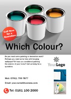 Painters and Decorators A6 Leaflets by  