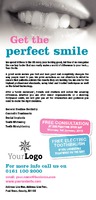 Dentists 1/3rd A4 Leaflets by  