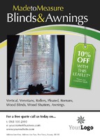 Curtains & Blinds A6 Leaflets by  