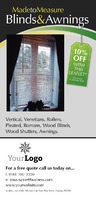 Curtains & Blinds 1/3rd A4 Leaflets by  