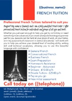 Language Teacher A6 Leaflets by  