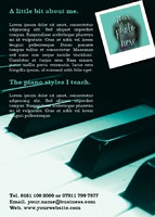 Music Teachers A6 Leaflets by 