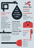 Plumbers A5 Leaflets by Templatecloud 