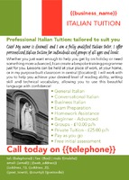 Language A6 Flyers by  