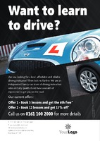 Learning To Drive A5 Leaflets by  