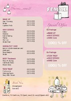 Beauticians A5 Leaflets by Templatecloud
