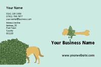 Dog Walkers Business Card  by Templatecloud 
