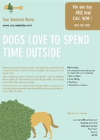 Dog Walkers A4 Leaflets by Templatecloud 